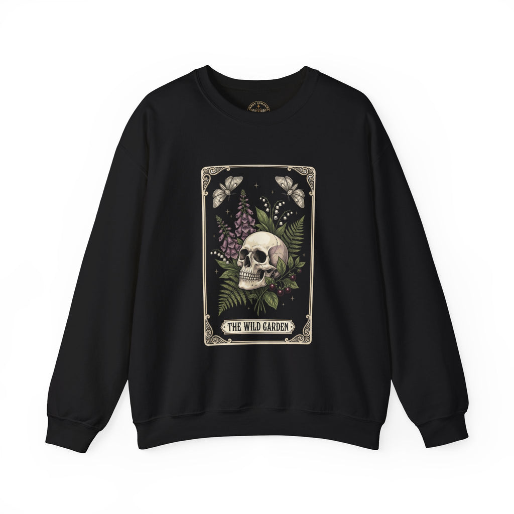 Skull & Fern Gothic Botanicals Sweatshirt | The Wild Garden crewneck — view 8