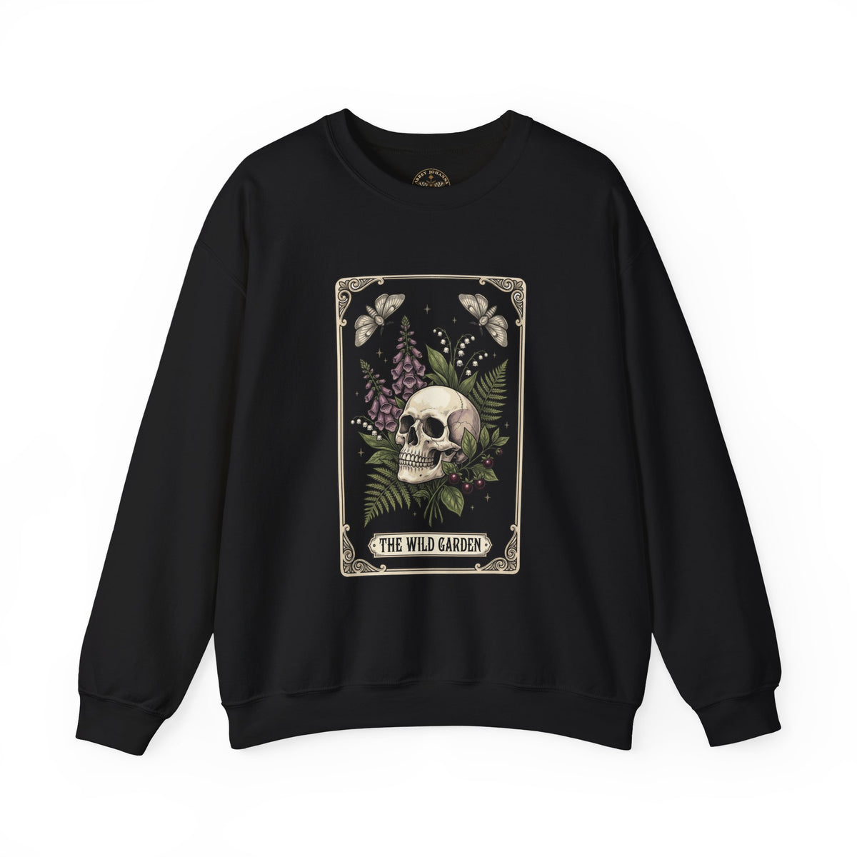 Skull & Fern Gothic Botanicals Sweatshirt | The Wild Garden crewneck — view 8