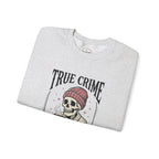 True Crime and Tea Sweatshirt | Skull Tea Mug Graphic, Podcast Lover Crewneck — view 9