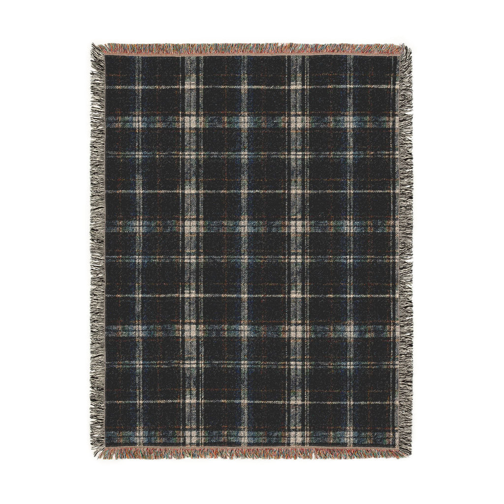 Nocturne Tartan Woven Blanket | The Winter House Collection
