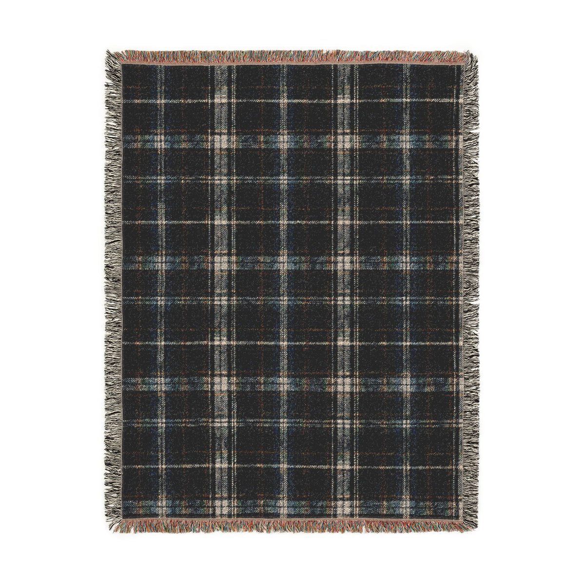 Nocturne Tartan Woven Blanket | The Winter House Collection