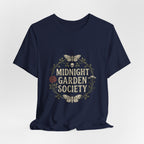 Midnight Garden Society Tee | Gothic Botanicals, Victorian Floral Crest — view 3