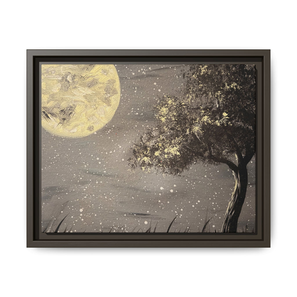 Thieves Moon — Framed Canvas Wall Art | Celestial Night Landscape — view 2
