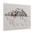 What Remains – Botanical Skull Wall Art | Original Charcoal & Graphite Drawing Print — view 11