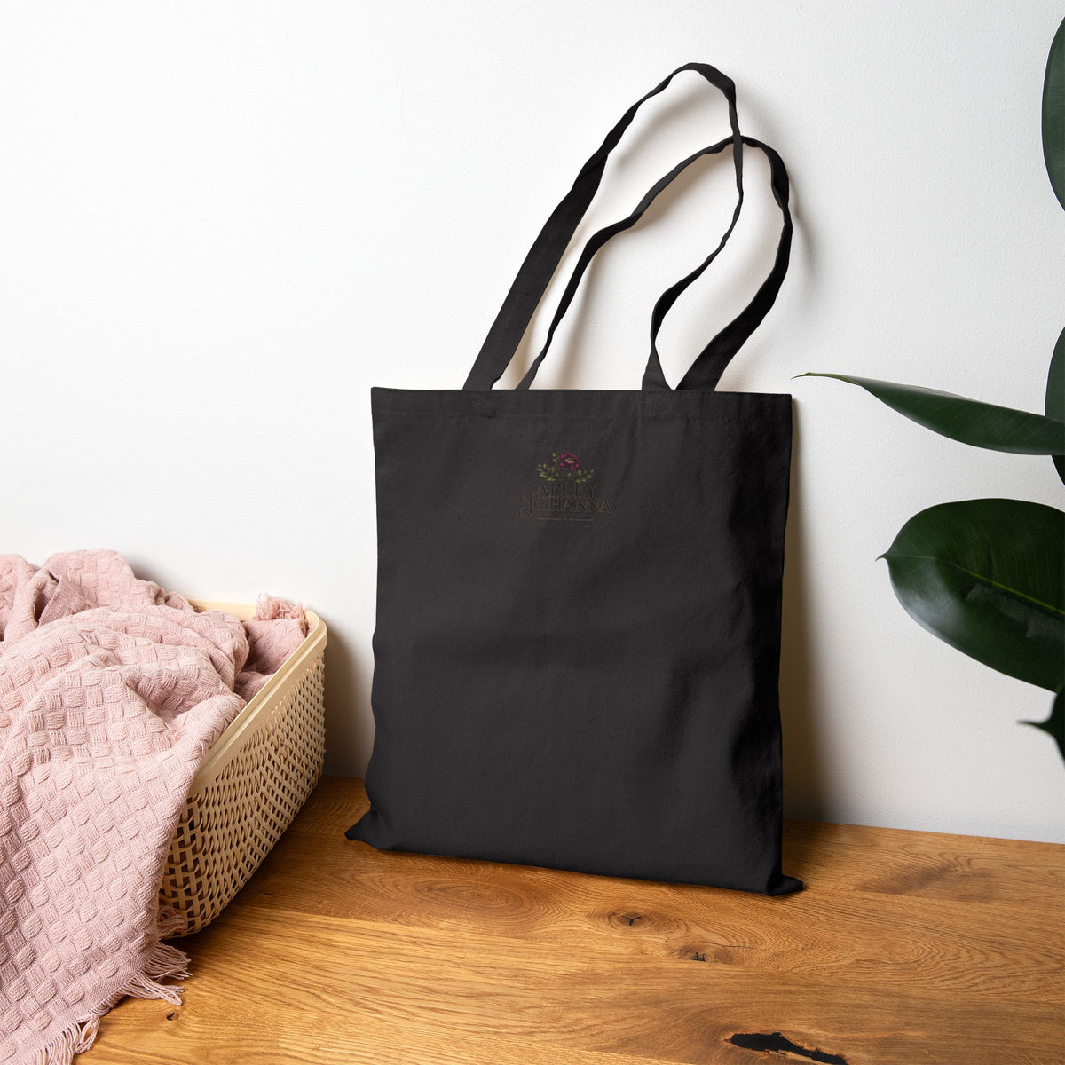 Victorian No. 003 – Vintage Floral Tote Bag | Botanical Cotton Canvas Shopper — view 13