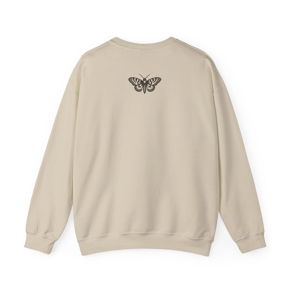 Gothic Floral Crest “Look Don't Touch” Sweatshirt | Gothic Botanicals