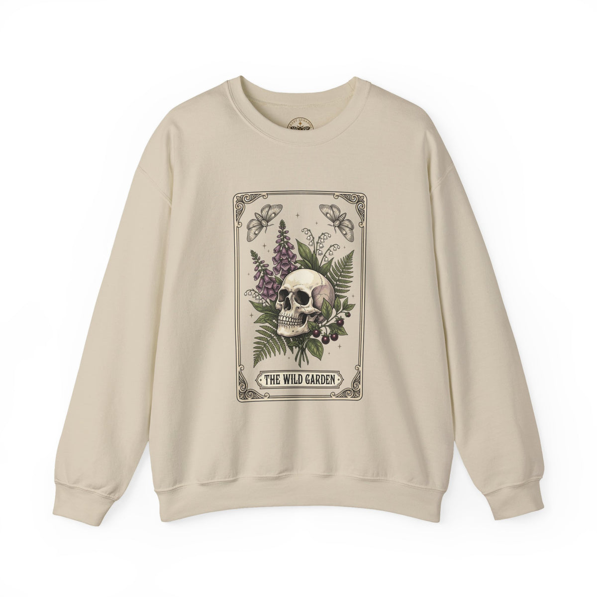 Skull & Fern Gothic Botanicals Sweatshirt | The Wild Garden crewneck — view 6