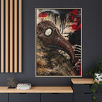 Odd Co. Beauty is Decay – Plague Doctor Framed Canvas | Gothic Dark Wall Art — view 28