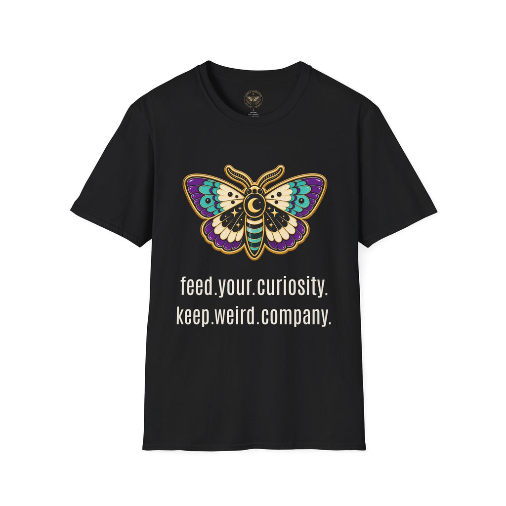 Feed Your Curiosity — Moth Super-Soft Tee | Abbey Johanna — view 7