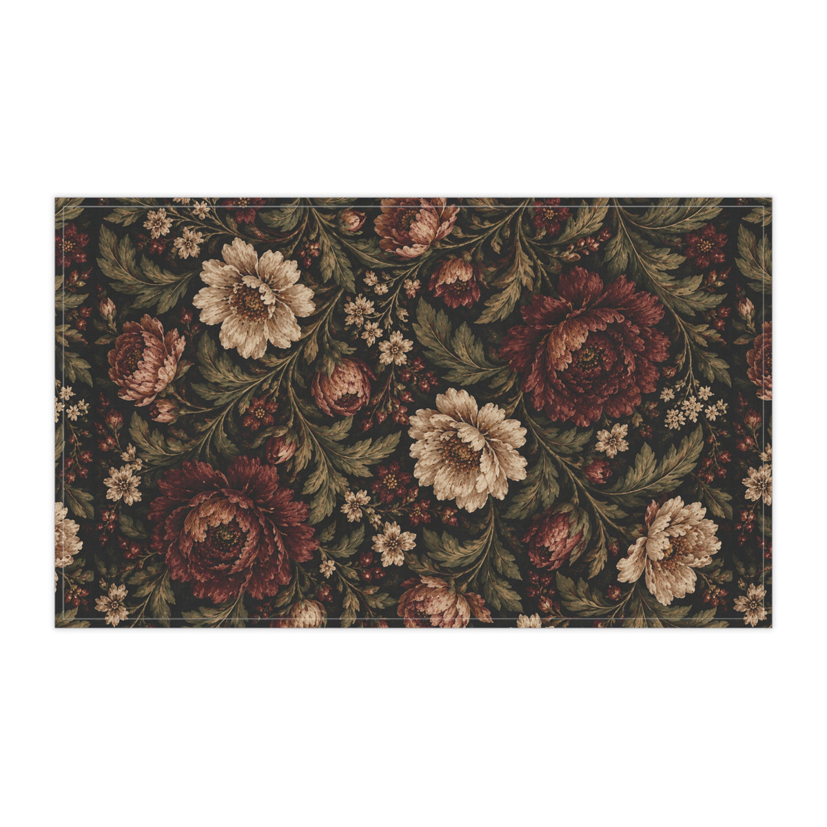 Midnight Garden Cotton Twill Tea Towel | The Fall Collection