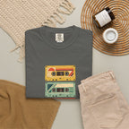 T-Shirt — Vintage Cassette Stack “feed.your.curiosity.” Retro Music Tee — view 34
