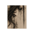 Moody Dark Portrait Wall Art | Charcoal & Graphite Fine Art Print — view 2