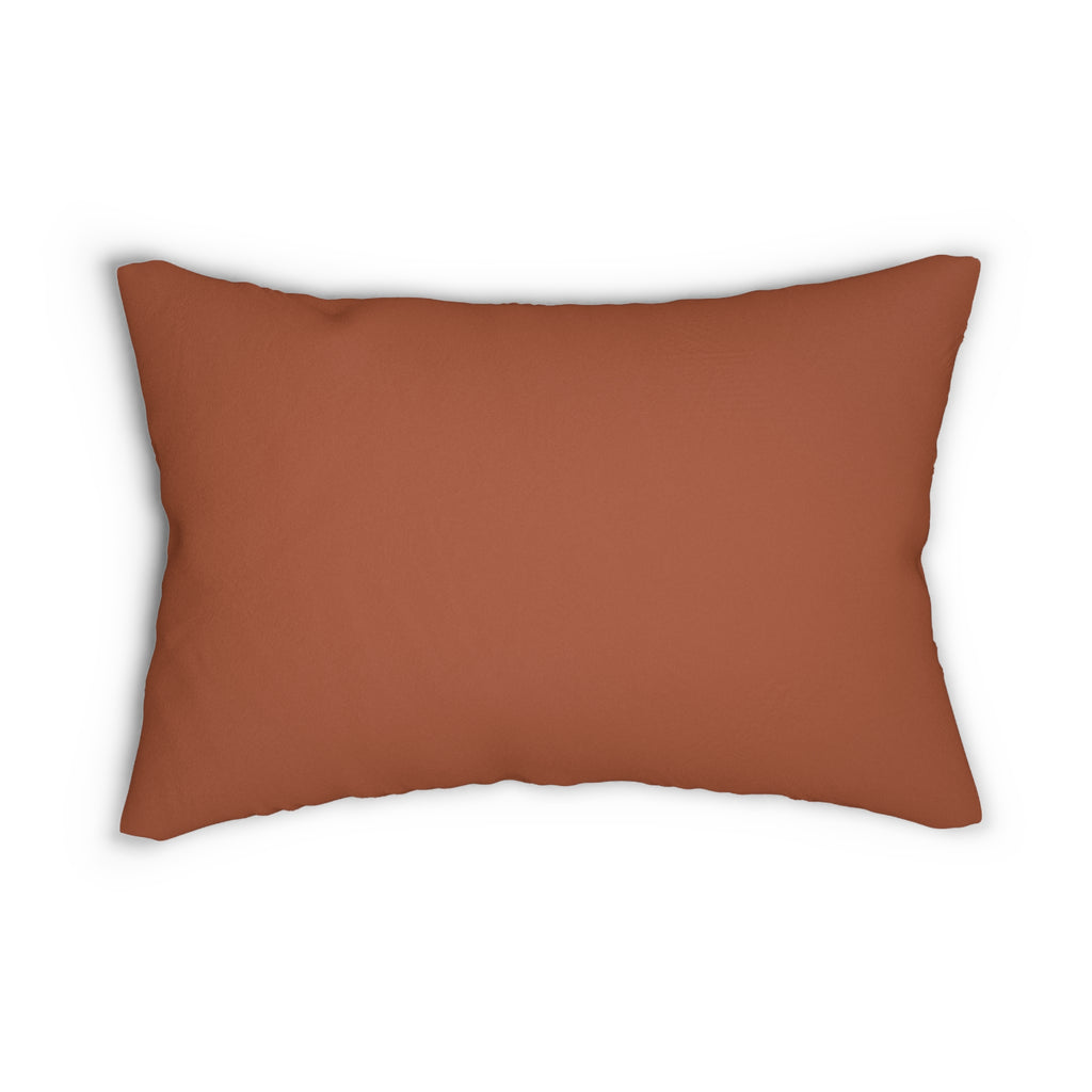 Warm Rust Lumbar Pillow | The Fall Collection