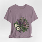 Gothic Botanical 'Look Don't Touch' Tee | Dark Floral Illustration
