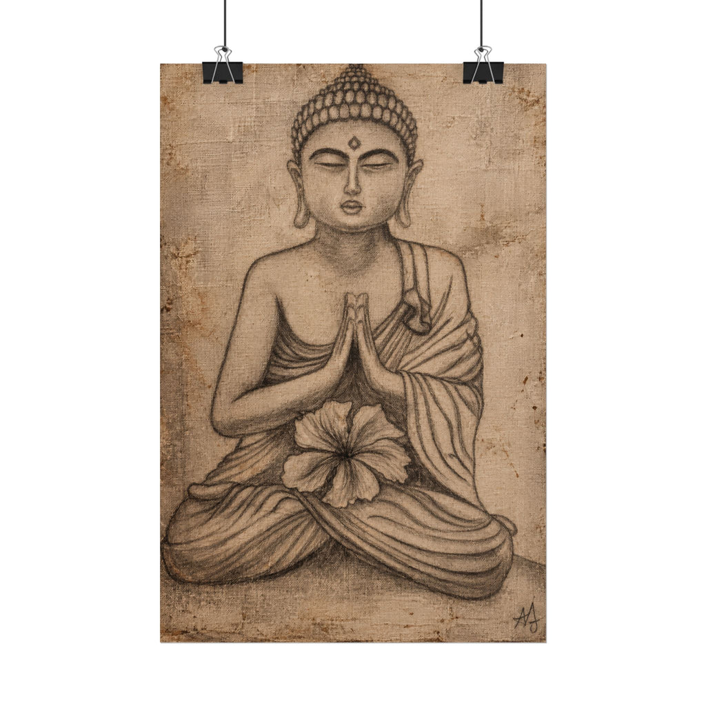 The Quiet Within — Fine Art Print | Original Pencil-on-Canvas Artwork by Abbey Johanna — view 5