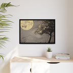 Thieves Moon — Framed Canvas Wall Art | Celestial Night Landscape — view 20