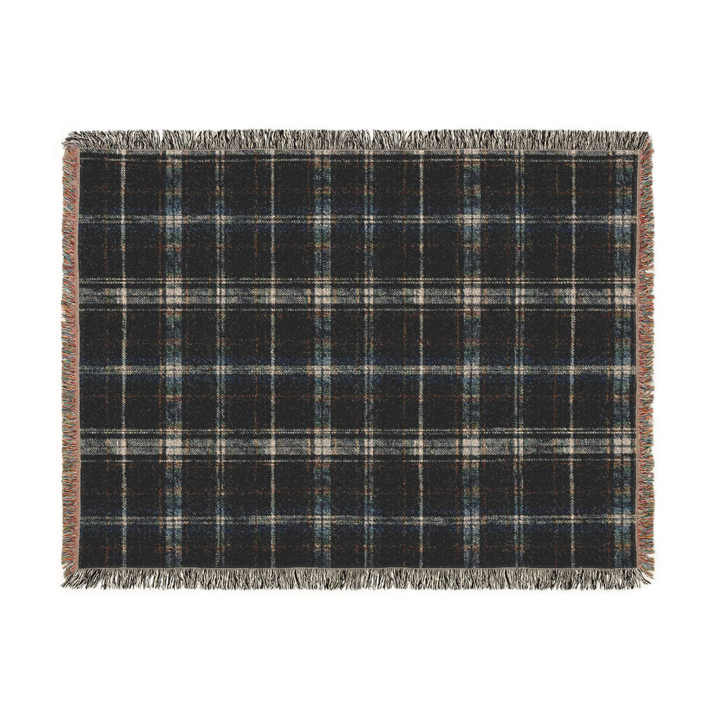 Nocturne Tartan Woven Blanket | The Winter House Collection