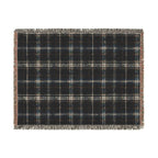 Nocturne Tartan Woven Blanket | The Winter House Collection
