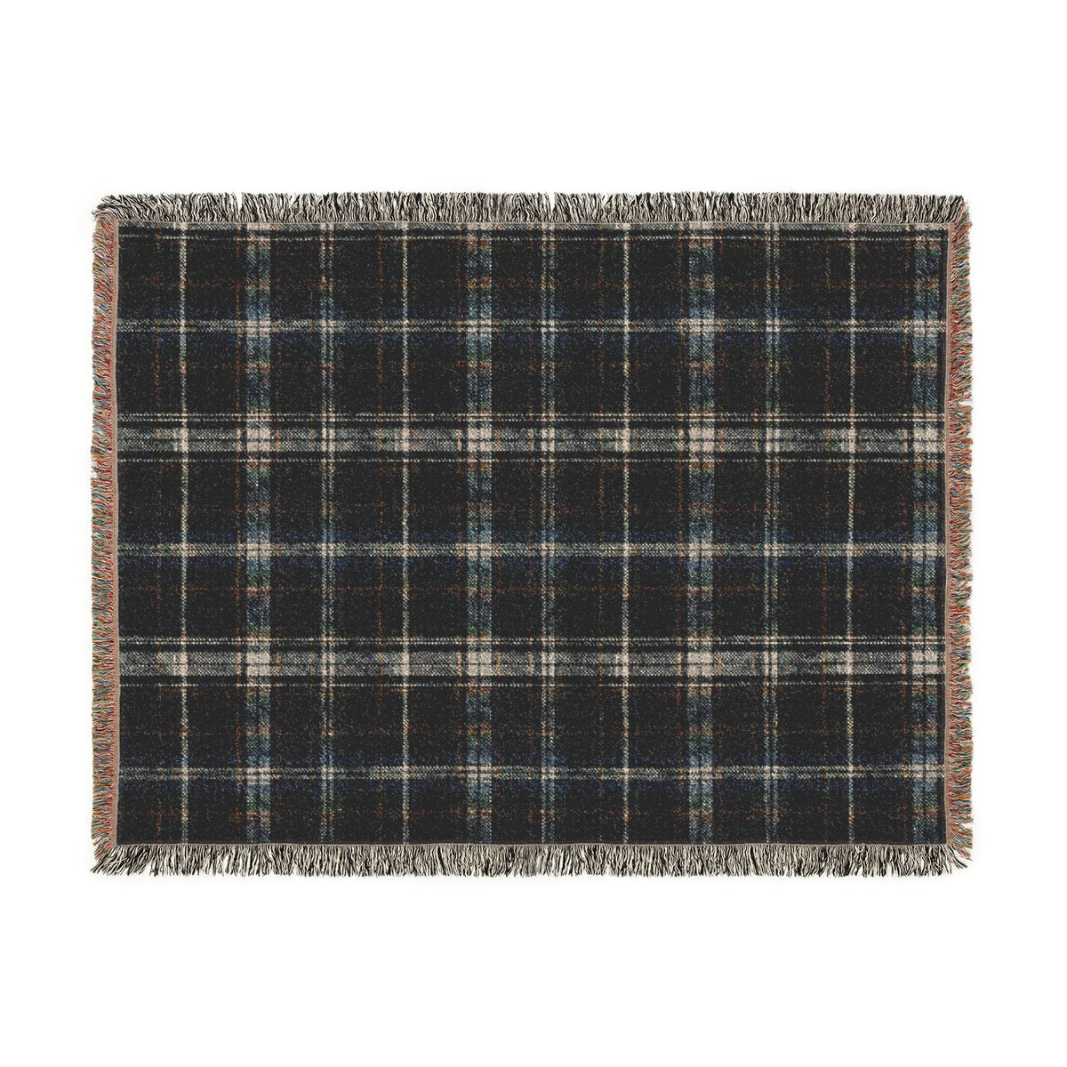 Nocturne Tartan Woven Blanket | The Winter House Collection