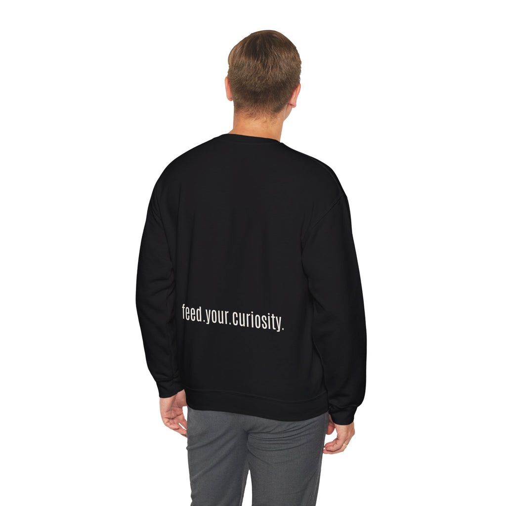 Traditional Tattoo-Style Crane Illustration Sweatshirt | Vintage Flash, Limited Palette — view 32