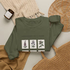 Toxicology Field Notes botanical print Sweatshirt | Gothic botanicals, vintage herbarium — view 10
