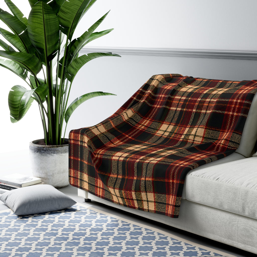 Heirloom Plaid Sherpa Throw | The ALT Shop Fall Collection
