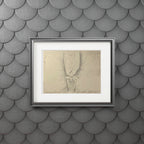 The Guardian charcoal artwork giclée print displayed as wall art