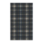 Nocturne Tartan Plaid Cotton Twill Tea Towel | The Winter House Collection