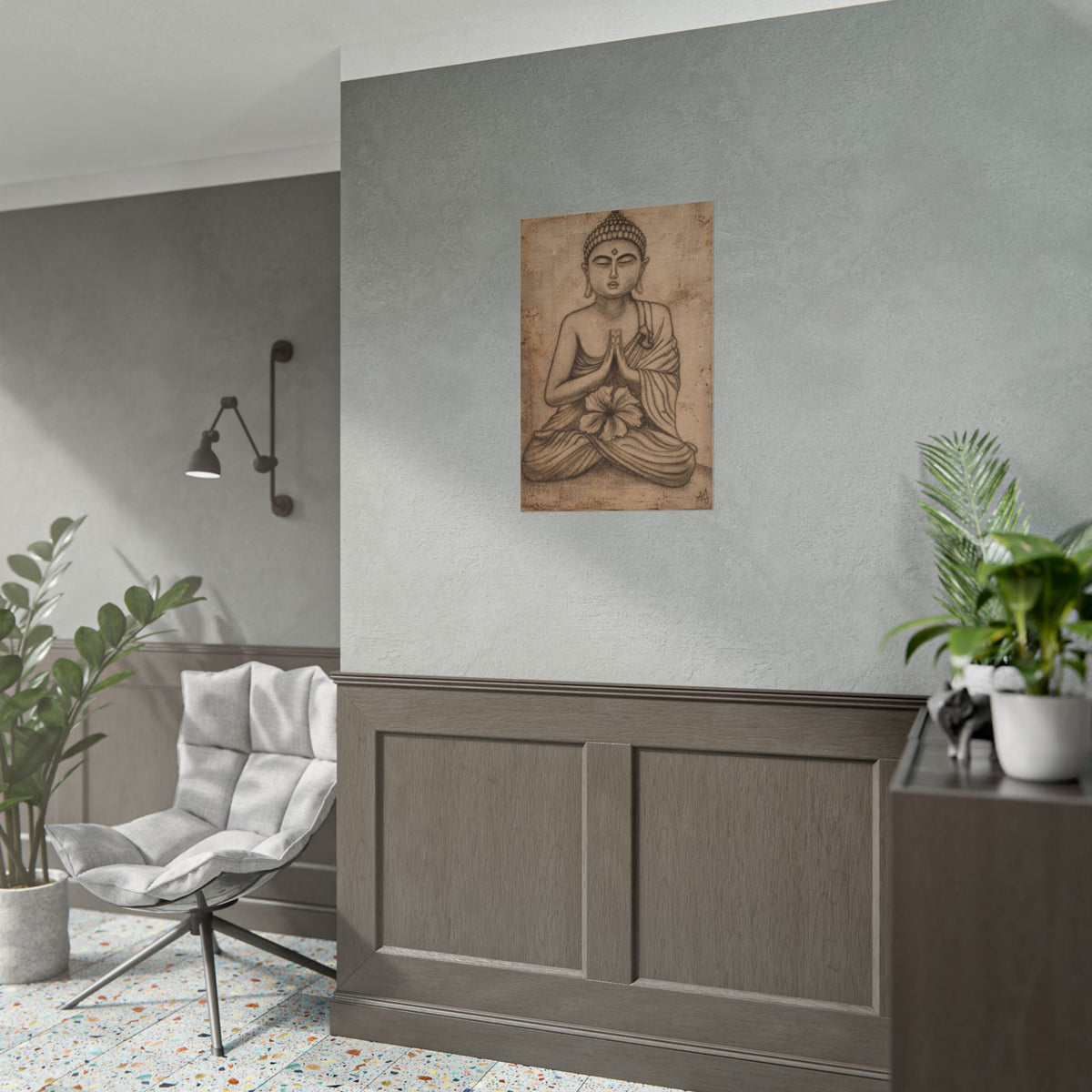 The Quiet Within — Fine Art Print | Original Pencil-on-Canvas Artwork by Abbey Johanna — view 8