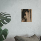 Moody Dark Portrait Wall Art | Charcoal & Graphite Fine Art Print — view 9