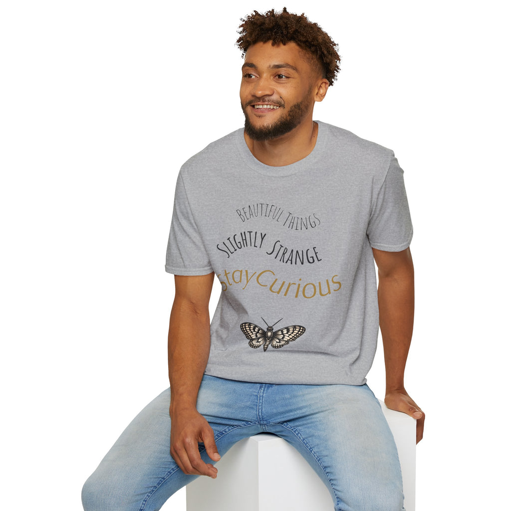 Beautiful Things Are Slightly Strange — Unisex Graphic Soft T-Shirt