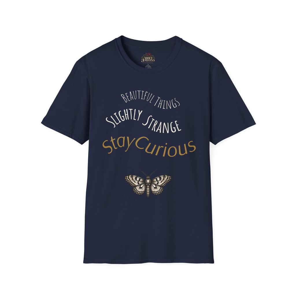 Beautiful Things Are Slightly Strange — Unisex Graphic Soft T-Shirt