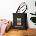 Retro Cassette Canvas Tote | Vintage Music Bag — product image 1
