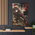 Odd Co. Beauty is Decay – Plague Doctor Framed Canvas | Gothic Dark Wall Art — view 19
