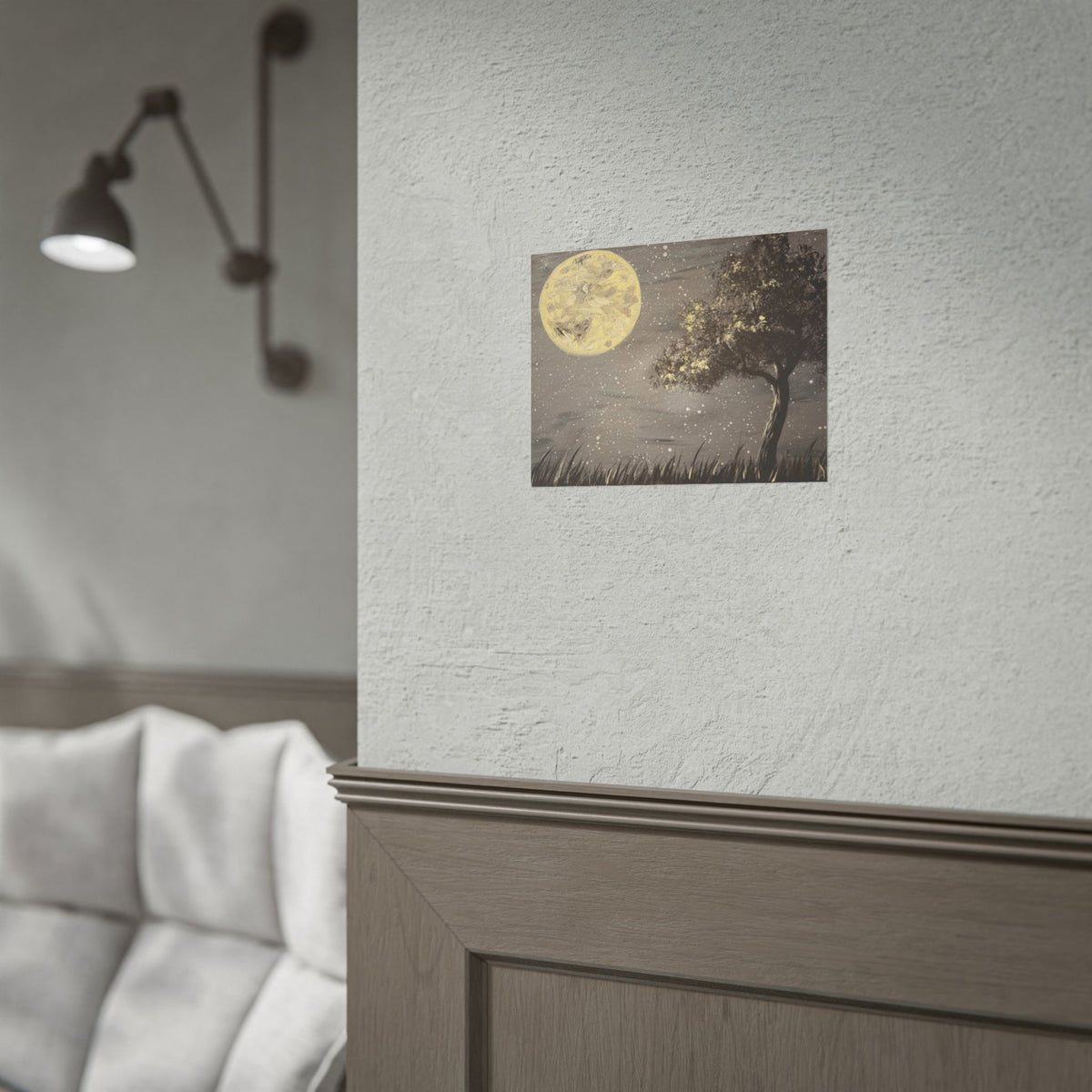 Thieves Moon – Moon Wall Art Print | Celestial Night Landscape | Moody Fine Art — view 12