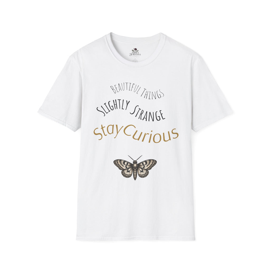 Beautiful Things Are Slightly Strange — Unisex Graphic Soft T-Shirt