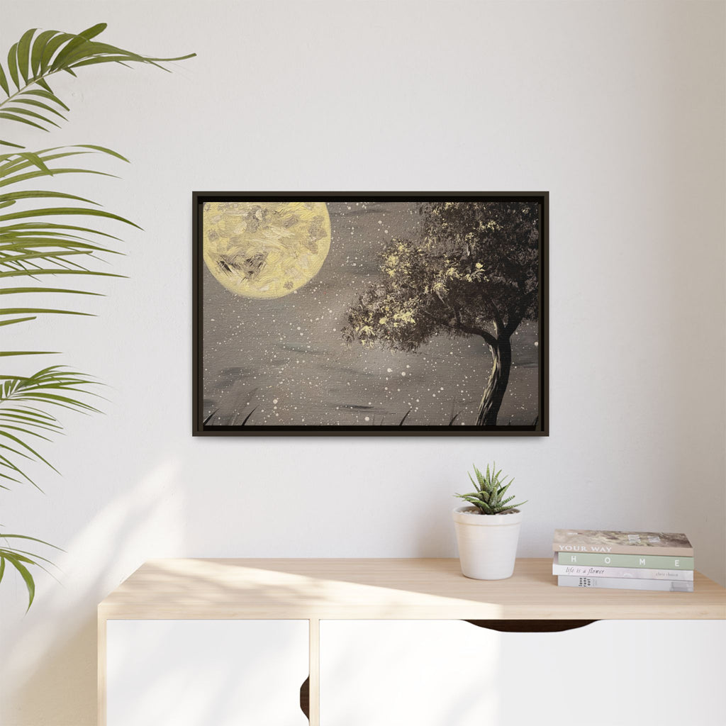 Thieves Moon — Framed Canvas Wall Art | Celestial Night Landscape — view 23