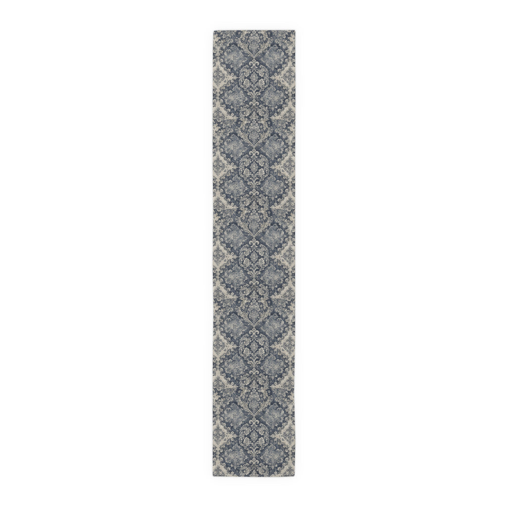Frosted Relic Cotton Twill Table Runner | The Winter House Collection