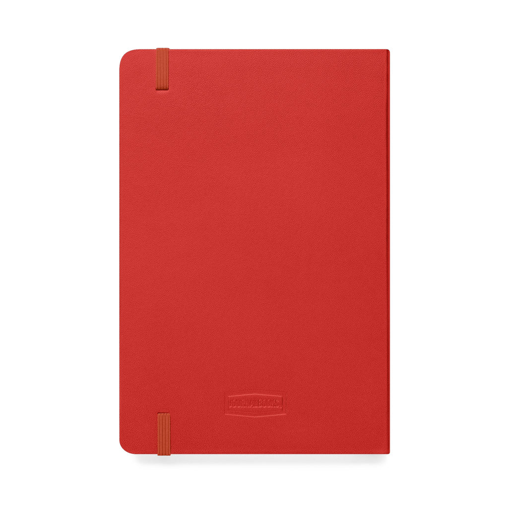 Customizable hardcover notebook with lined cream pages and personalized message option — product view 13