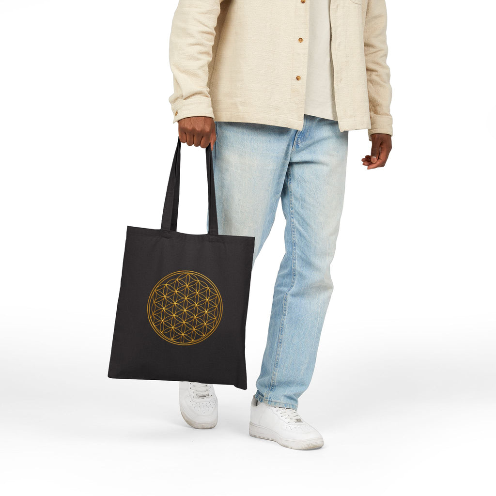 Flower of Life — Sacred Geometry Canvas Tote | Abbey Johanna — view 6