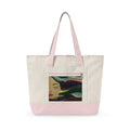 Peace…Finally – Abstract Art Zippered Canvas Tote | Original Artist Carryall — view 2