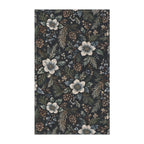 Midnight Winter Garden Cotton Twill Tea Towel | The Winter House Collection