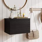 Wall Mounted Floating Nightstand with 2 Drawers