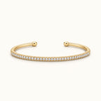 Gold Filled Thin Pave Cuff