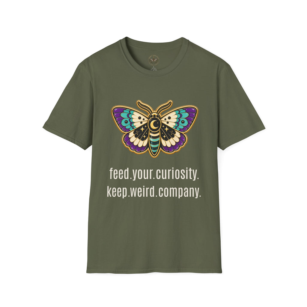 Feed Your Curiosity — Moth Super-Soft Tee | Abbey Johanna — view 6
