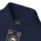 Skull & Fern Tarot Card Hoodie | Gothic Botanicals, Victorian Macabre — view 24