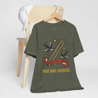 Skate Till Late Skateboard Tee | Traditional Tattoo Flash, Swallows & Banner — view 4