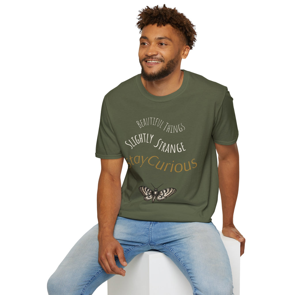 Beautiful Things Are Slightly Strange — Unisex Graphic Soft T-Shirt