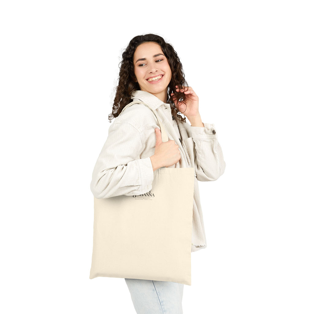 Victorian No. 003 – Vintage Floral Tote Bag | Botanical Cotton Canvas Shopper — view 7