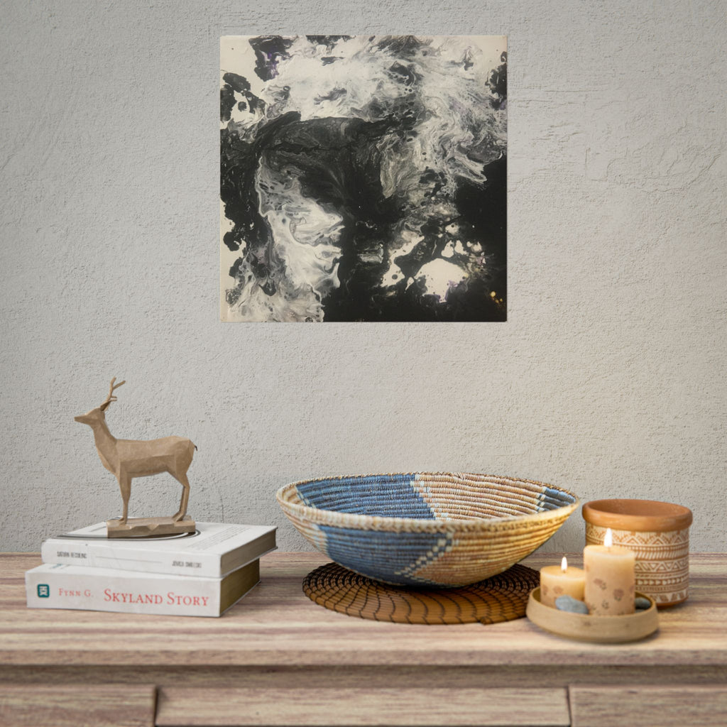 Black & White Smokey Fall Decor